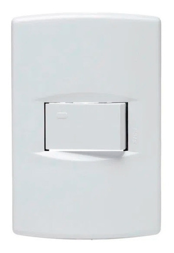 Llave De Luz Armada De 1 Punto Sica Life 1 Modulo Blanco