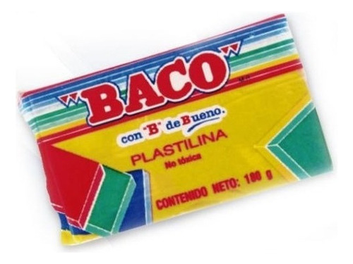 Plastilina Baco Pl003 Marqueta 180gr Amarilla No51 /vc