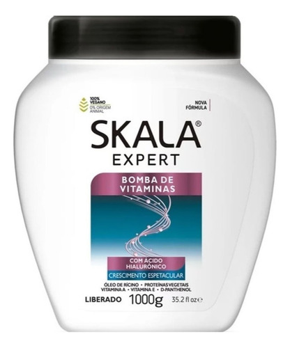 Kit Skala Shampoo&acondicionador + Crema Bomba De Vitaminas