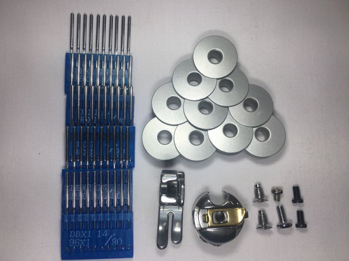 Imagen 2 de 7 de Kit De Accesorios Para Maquina Recta Industrial