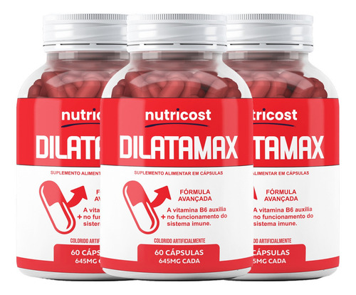 Dilatamax 60 Capsulas Formula Avançada - Sabor Sem Sabor