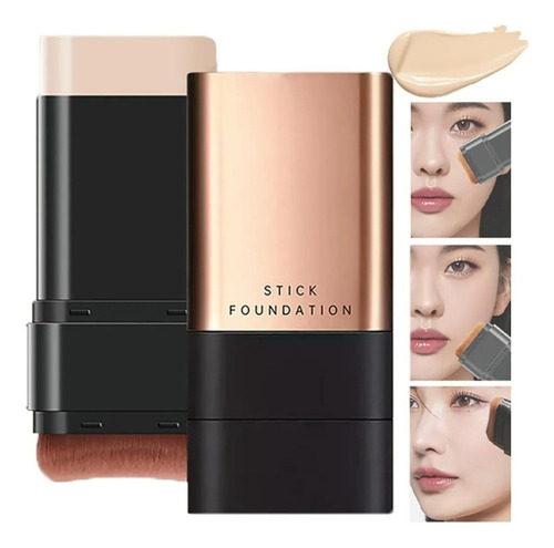 Base De Maquillaje Coreana Impecable 2 En 1