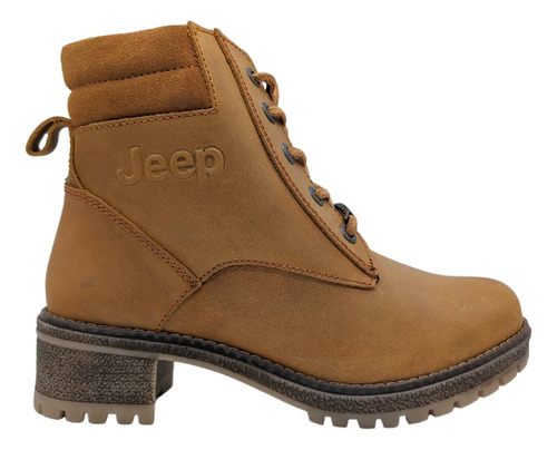 Bota Mujer Jeep Color Encino Miel 19052 Tallas 22-27 Mx 