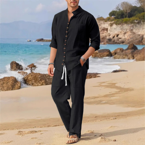 Camisa Cubana, Camisa Para Hombre, Camisa De Moda Casual Con