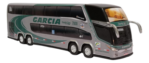 Carrinho Ônibus Em Miniatura Garcia Double 2 Andares