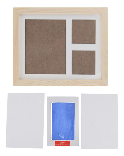 Imágenes De Huellas De Bebé Foto Marco Azul Claro