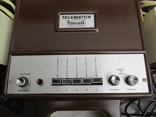 Retro Consola Telematch Panoramic Funcionando, Ver Video (Usado)