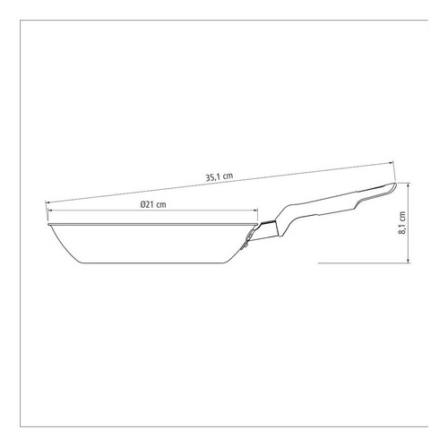 Sarten 20 Cm Teflon Antiadherente Loreto Tramontina