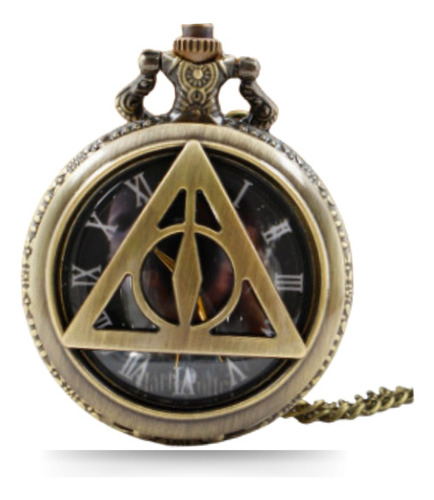 Reloj De Mano Collar Análogo Reliquia Muerte Harry Potter