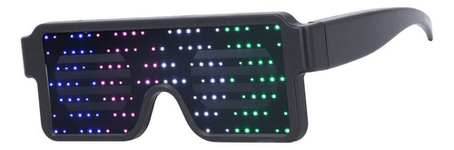 Óculos Luminosos Led Glowing Dynamic 4 Colorful Up Usb