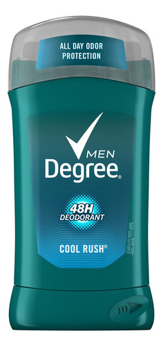 Degree Men Extra Fresh Desodorante, Cool Rush, 3 Oz