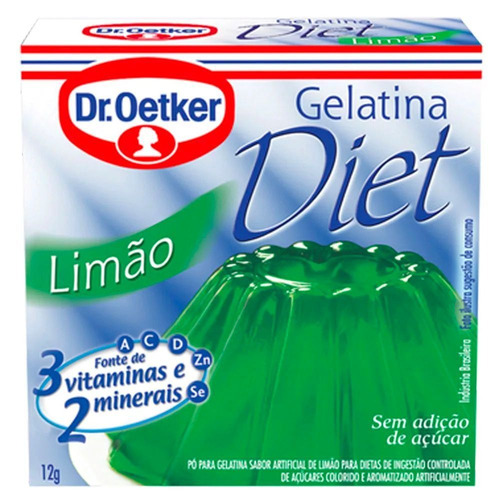 Gelatina Diet de Limão Dr.Oetker 12g