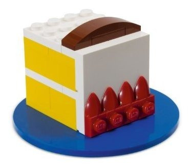 Pastel De Cumpleaños Exclusivo De Lego No. 40048 80th Celeb