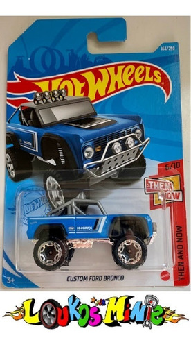 Hot Wheels Custom Ford Bronco Then And Now 163/250 Original