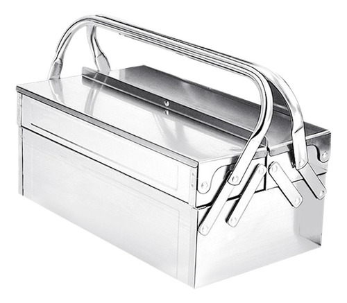 Caja De Almacenamiento De Herramientas, 460mm Doble Capa