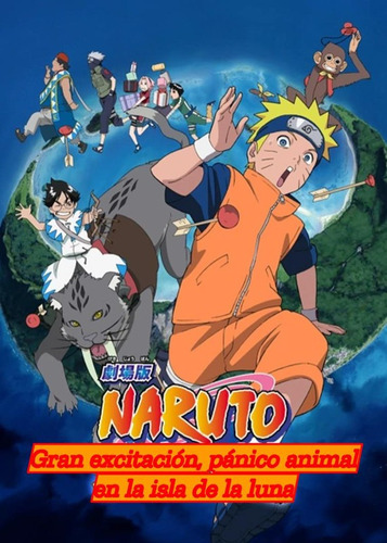 Dvd Naruto Gran Excitación, Pánico Animal En (2006) Latino