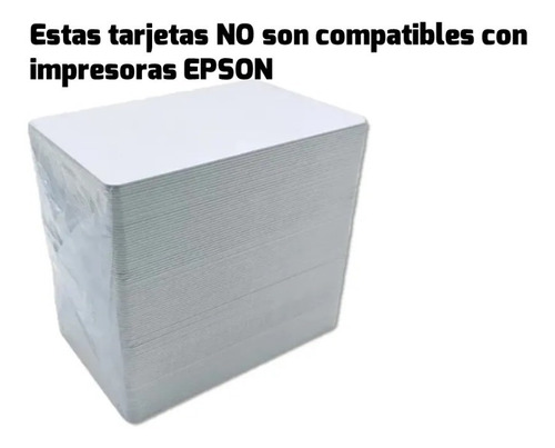 Imagen 2 de 8 de 100 Tarjetas Plastico Pvc Cr80 Zebra Fargo Evolis Datacard