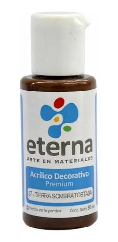 Acrílico Decorativo Premium Eterna 87 Tierra Sombra Tostada