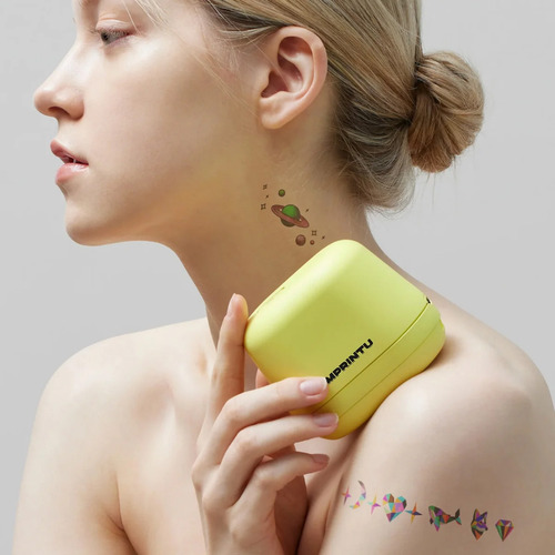 Impresora De Tatuajes Temporales Imprintu LG Android E Ios Color Verde Lima