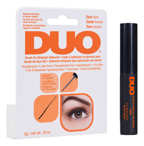 Cola Para Cílios Postiços Duo Com Pincel Tom Escuro