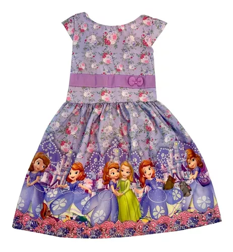 VESTIDO PRINCESA SOFIA INFANTIL - BMB PERSONALIZADOS