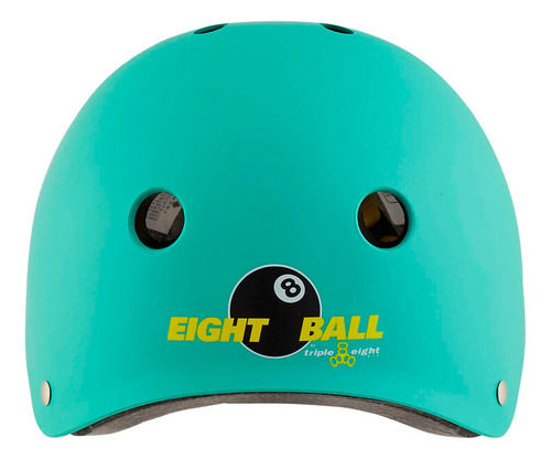Casco Eight Ball Certificado Color Verde Claro Talle 14