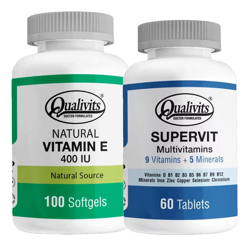 Multivitamínico Super Vit + Vitamina E 400 Ui Qualivits