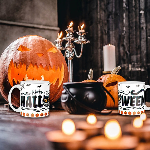 Caneca Personalizada Halloween 03 - 325 Ml - Dia Das Bruxas