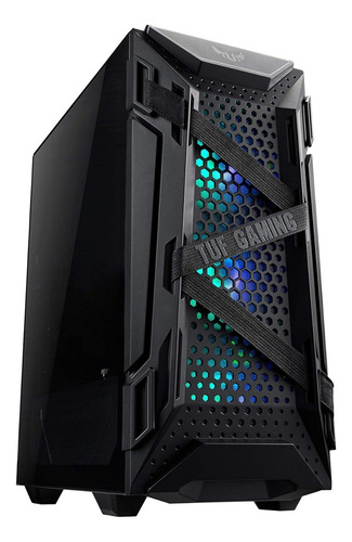 Gabinete Asus Gt301 Blk Argb Midtower Atx Microatx Miniitx
