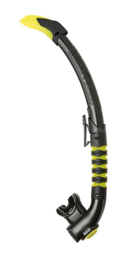 Aqualung Snorkel Aquilon Flex / Negro - Amarillo