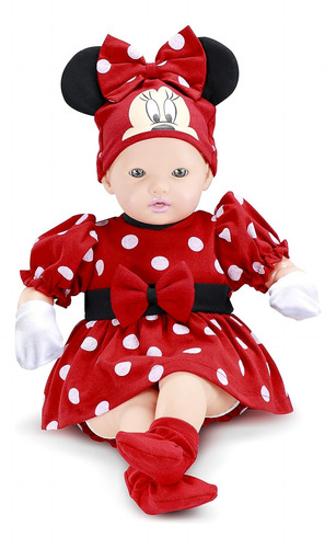Boneca Vinil Minnie Mouse Classic Dolls Recém Nascida Disney