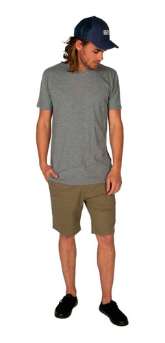 Imagen 4 de 7 de Remera Billabong Fundamental Neutral Tee Gris Hombre