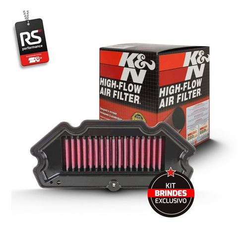 Filtro De Ar Esportivo K&n Kawasaki Er6f Er6n Ex650 Ninja