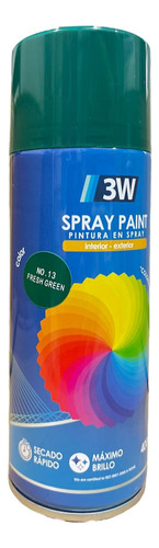 Pintura Spray Verde Fresh 400ml 3w