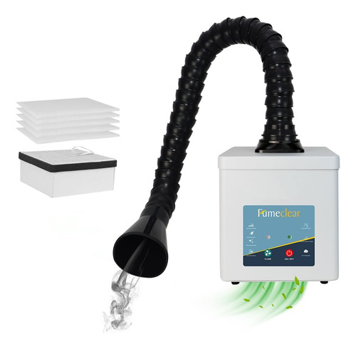 Extractor De Humos De Soldadura Fumeclear Fc2001a 120m³/h 60