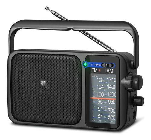 Yowgulf Radio Transistor Am Fm Portátil Bluetooth.