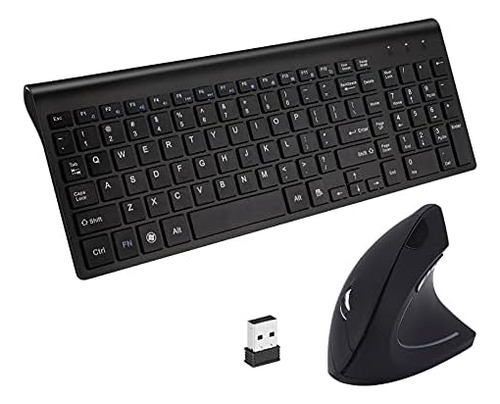 Combinación Teclado Y Ratón Ergonómico Vertical Inalámbrico