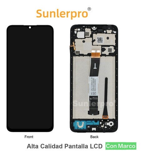 Para Xiaomi Redmi 12c/ Poco C55 Pantalla Lcd Con Marco