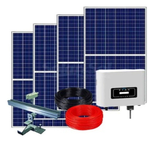 Kit Fotovoltaico Para Geração Mensal De 263 Kwh