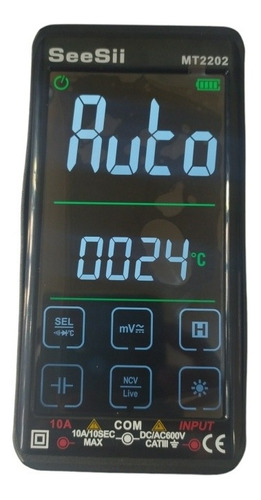 Tester Multímetro Seesii Touch Autorango (2743)
