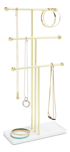 Joyero Umbra 299330-524-rem Soporte Joyería Blanco/latón Blanco/latón (legacy)