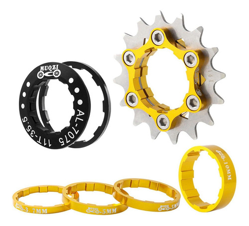 16t Single Cog Set Piezas Acero Inoxidable 16 Para Bujes De