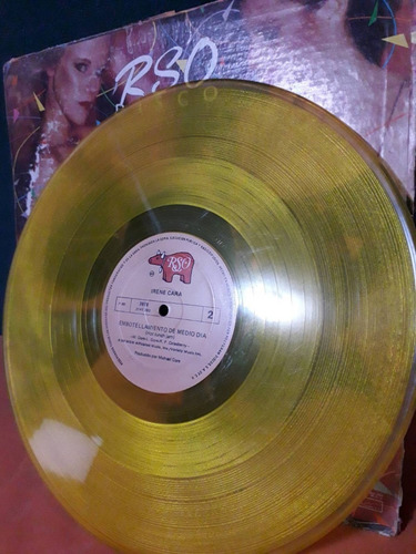Lp De Colores Amarillo Rso Disco Irene Cara Vinilo (Usado)