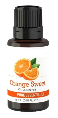 Aceite Esencial De Naranja Dulce Puro 1/2 Fl Oz 15 Ml 