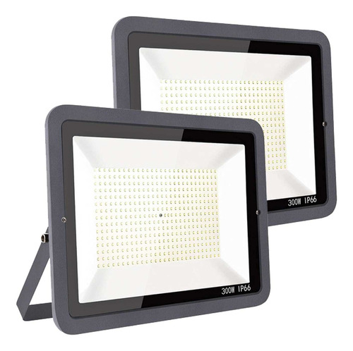 Reflector Led 300w Profesional Exterior Luz Blanca Pack  X 2