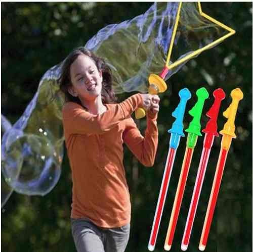 Venda Quente Crianças Crianças Plástico Bolha brinquedos coloridos Bolha Gigante Espada Varinha Uk 
