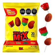 Paleta Mix Banda De Fuego 20pzs 290g