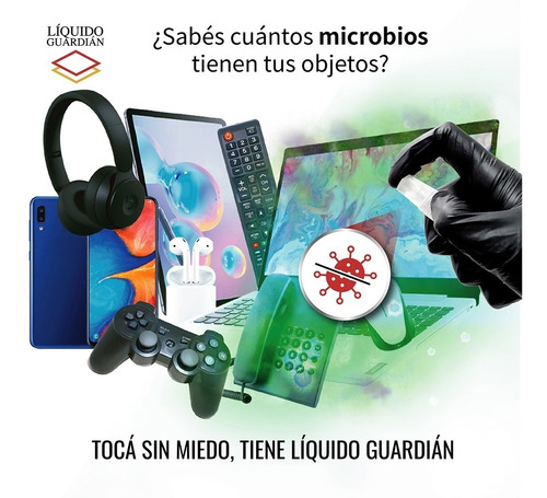 Antivirus Y Bacterias Capa Protectora Liquid Guard 30ml