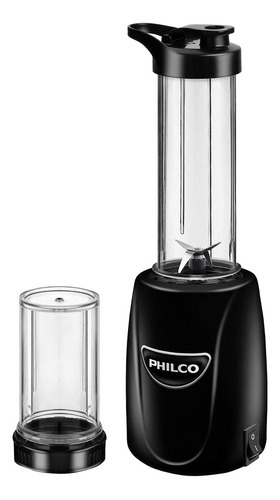 Licuadora portátil Philco 4906 550 mL negra 127V