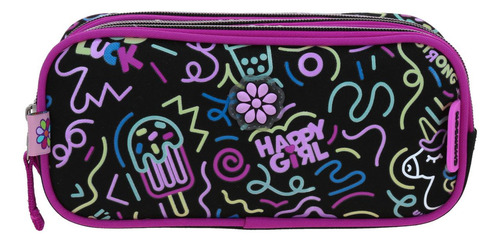 Lapicera Estuche Escolar Chenson Happy Girl Nion Hg70498-3